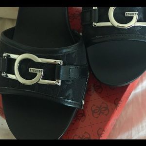 Guess black heels size 8.5